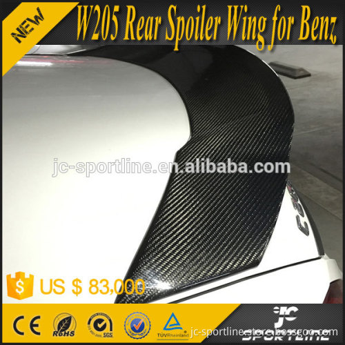 JCSportline Carbon W205 Rear Spoiler for Ben z 4D